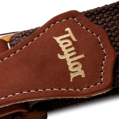 Taylor GS Mini Guitar Strap, Chocolate