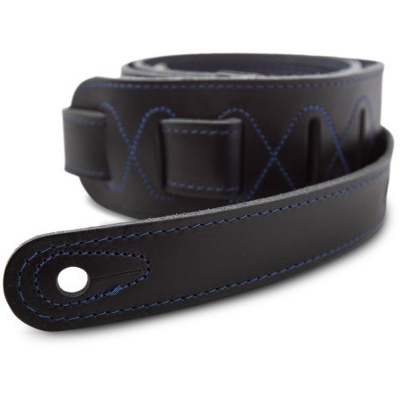 Taylor 2.5" Blue Denim Guitar Strap - Navy Edge