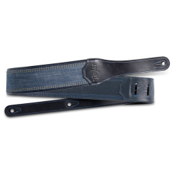 Taylor 2.5" Blue Denim Guitar Strap - Navy Edge