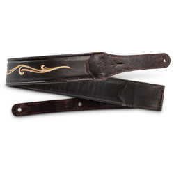 Taylor Correia de Couro Spring Vine, Chocolate, 6.3cm