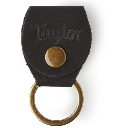 Taylor Key Ring w/ Pick Holder, Black Nubuck