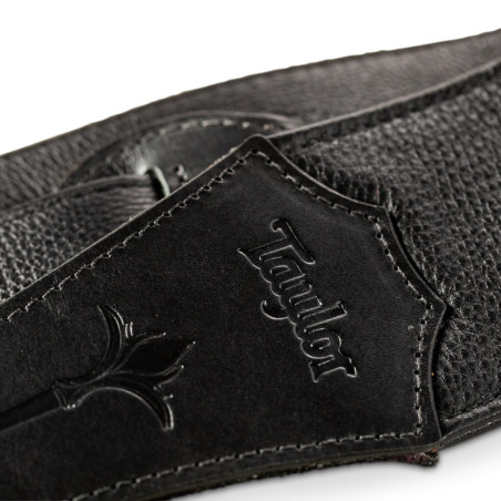 Taylor Nouveau Embroidered Leather Strap, 3"