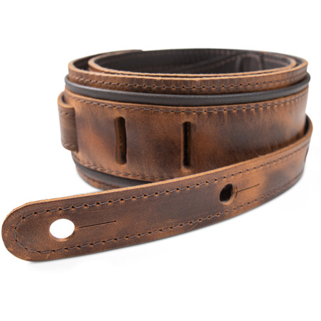 Taylor Correia Couro Fountain, 6,3cm, Castanho Envelhecido