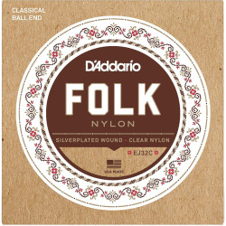 D’Addario Folk Nylon Guitar Strings