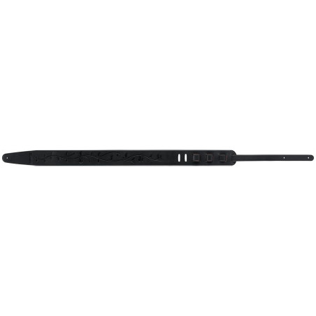 Ibanez Correia de couro sintético GSTL60 - Preto