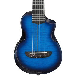 Ibanez AUP10FMNE Transparent Blue Sunburst Open Pore