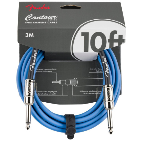 Fender Cabo Instrumento Contour Series 3m Azul