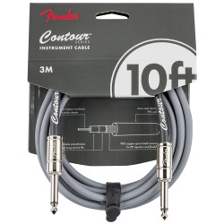 Fender Contour Series Instrument Cable 10' Inca Silver