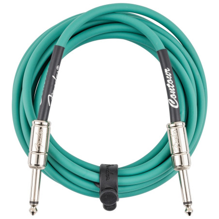 Fender Contour Series Instrument Cable 10' Sherwood Green