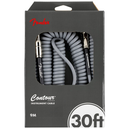 Fender Cabo Enrolado Contour Series 9m Cinzento