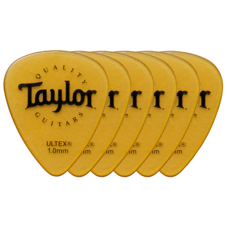 Taylor Ultex Guitar Picks - 1.0mm, 6-Pack