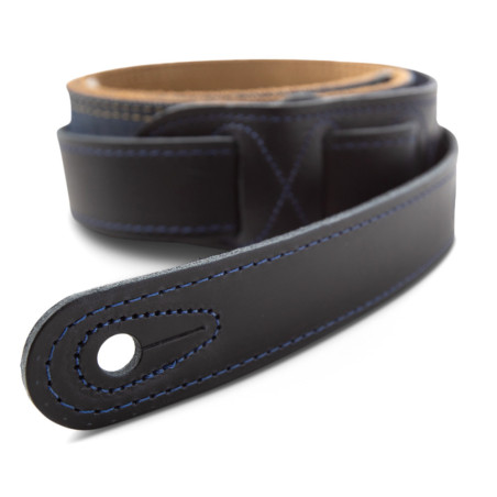 Taylor Blue Denim 2" Guitar Strap - Gold Logo