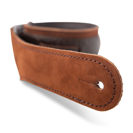 Taylor Grand Pacific 3" Nickel Concho Leather Strap, Brown