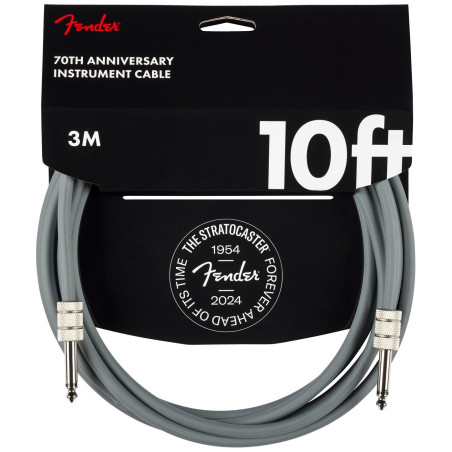 Fender Cabo Instrumento Aniversário 3m, Cinzento