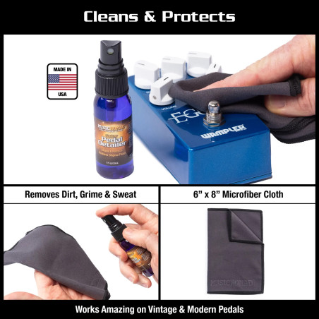 Music Nomad Kit de manutenção de pedais para guitarra e baixo - 12 peç