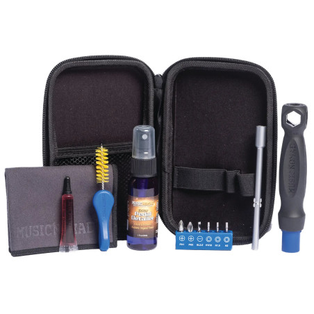 Music Nomad Kit de manutenção de pedais para guitarra e baixo - 12 peç