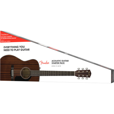 Fender CC-60S Concert Pack V2, All-Mahogany