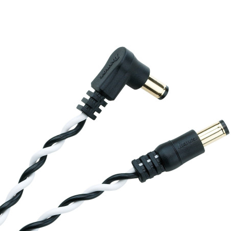 Ibanez DCT08 Twisted DC Cable, Black & White