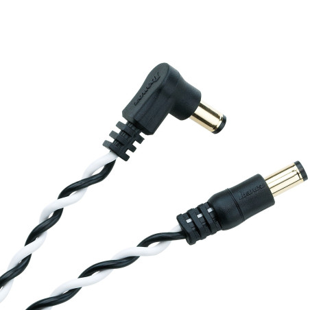 Ibanez DCT24 Twisted DC Cable, Black & White