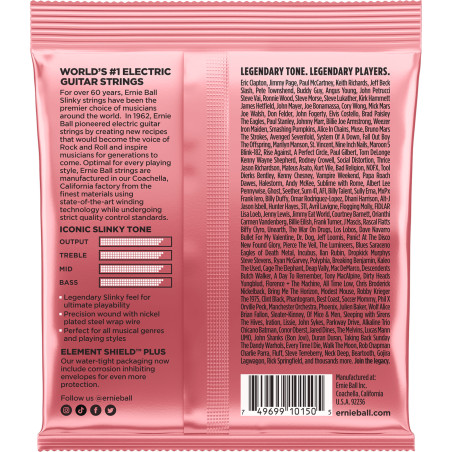 Ernie Ball 2212 Cordas Guit. Elétrica Zippy Slinky 7-36