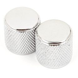 Fender Telecaster/Precision Bass Knobs, Chrome (2)