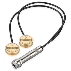 Schaller Oyster D/S Piezo Contact Pickup - Brass