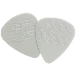 Fender Palhetas de Nylon, Formato 351, .60 mm (12)