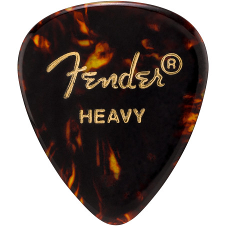 Fender Celluloid Picks, 451 Shape, Heavy (12)