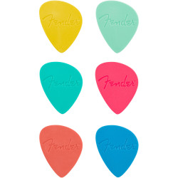 Fender Palhetas Offset, Multicoloridas (6)