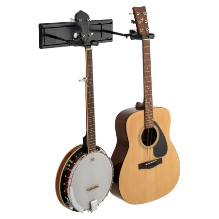 Hercules GSP402SB Suporte de Parede para 2 Guitarras