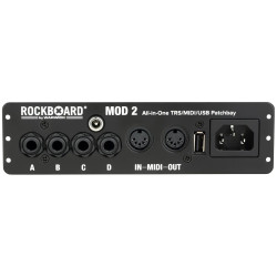 Rockboard MOD 2 V2 - TRS, MIDI, IEC, DC & USB Patchbay