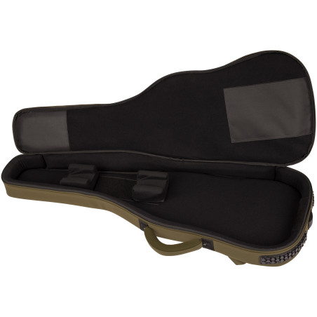 Fender Saco Guitarra Elétrica Troubadour, Verde Azeitona