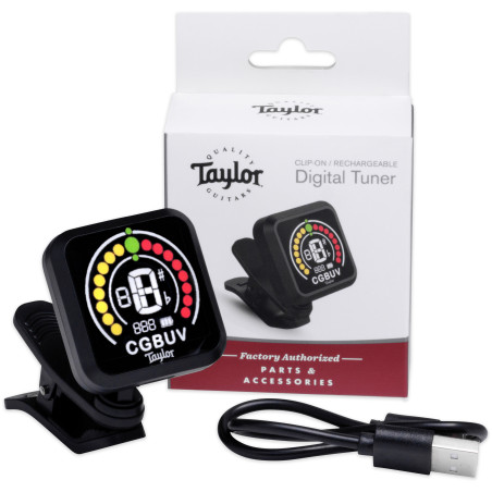 Taylor Afinador Digital Recarregável Clip-On K9
