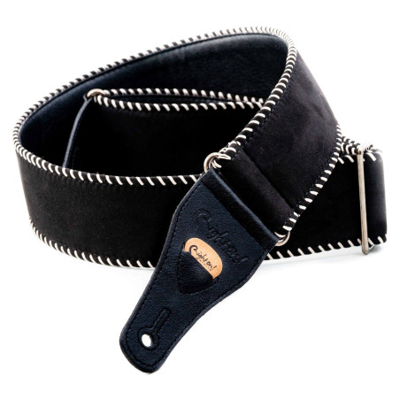 RightOn! Yeehaw Guitar Strap, Black