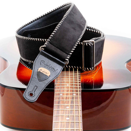 RightOn! Yeehaw Guitar Strap, Black
