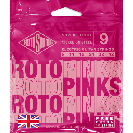Rotosound Roto Pinks 9-42