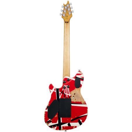 EVH Lim. Ed. Wolfgang Special Striped Series, Red, Black, and White, A