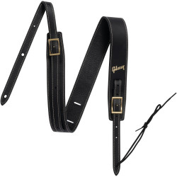 Gibson Gear Correia de Guitarra The Troubadour, Preta