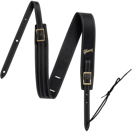 Gibson Gear The Troubadour Guitar Strap, Black