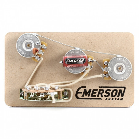 Emerson Custom 5-Way Strat Prewired Kit (250k)