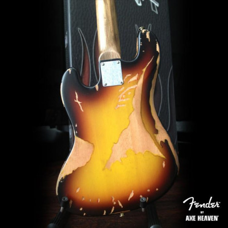 Axe Heaven Guitarra em Miniatura - Fender Custom Shop Sunburst Jazz Bass