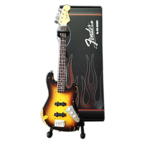 Axe Heaven Guitarra em Miniatura - Fender Custom Shop Sunburst Jazz Bass