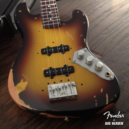 Axe Heaven Guitarra em Miniatura - Fender Custom Shop Sunburst Jazz Bass
