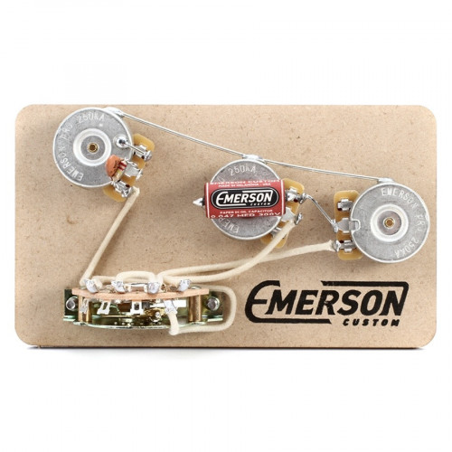 Emerson Custom Blender 5-Way Strat Prewired Kit (250k)