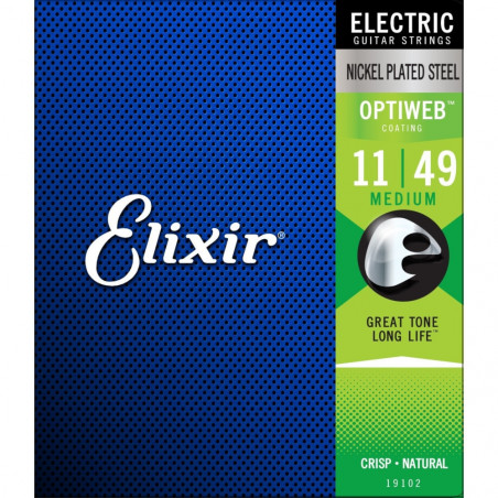 Elixir 011-049 Optiweb Coating