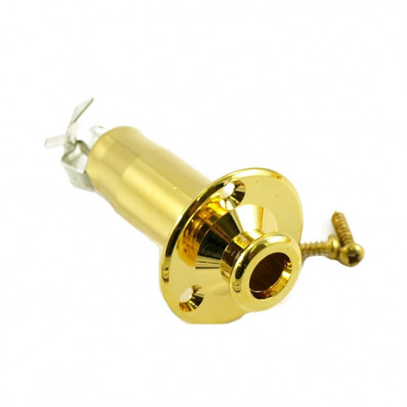 WD Music Endpin Jack - Screw Mount -  Gold