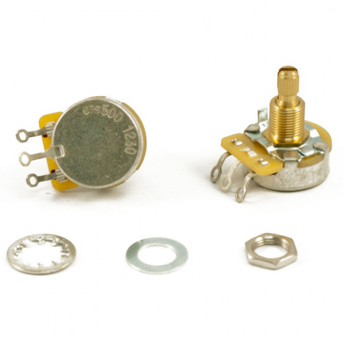CTS 550k Custom Audio Taper Potentiometer Split Shaft