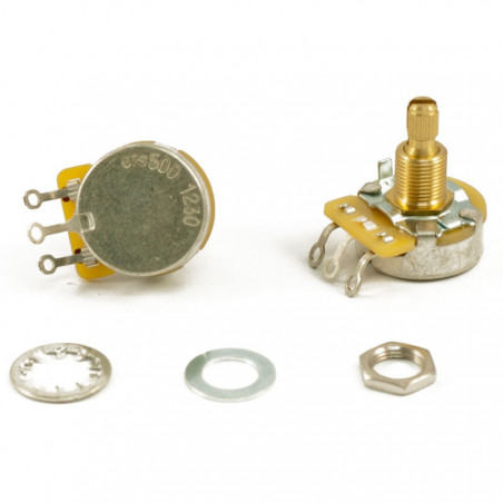 CTS 550k Custom Audio Taper Potentiometer Split Shaft