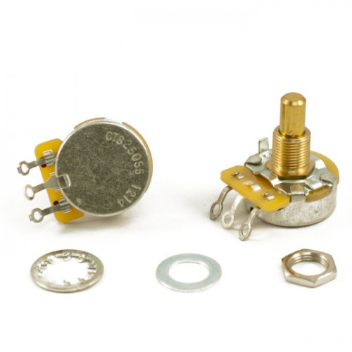 CTS 275k Custom Audio Taper Potentiometer Solid Shaft