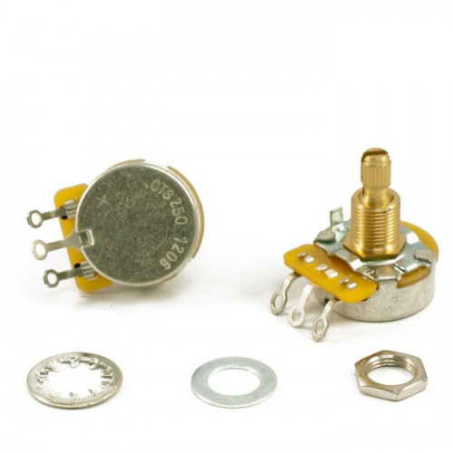 CTS 275k Custom Audio Taper Potentiometer Split Shaft